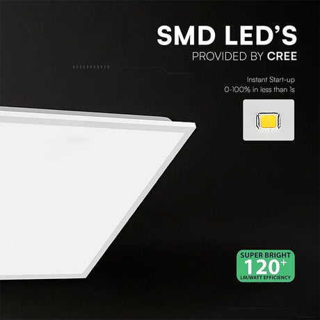 V-Tac Panou LED Panou LED V-Tac SKU-241456 | 40W, 60x60cm, 4000K, 120lm/W, CIP CREE