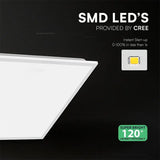 V-Tac Panou LED Panou LED V-Tac SKU-241466 | 40W, 60x60cm, 6500K, 120lm/W, CIP CREE