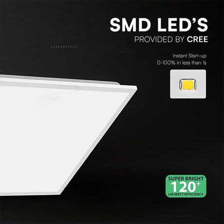 V-Tac Panou LED Panou LED V-Tac SKU-241466 | 40W, 60x60cm, 6500K, 120lm/W, CIP CREE