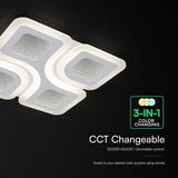 V-Tac Plafoniera LED Plafoniera LED V-Tac SKU-24174 | 70W, 3in1, Dimabila, 5600lm, 500x500mm