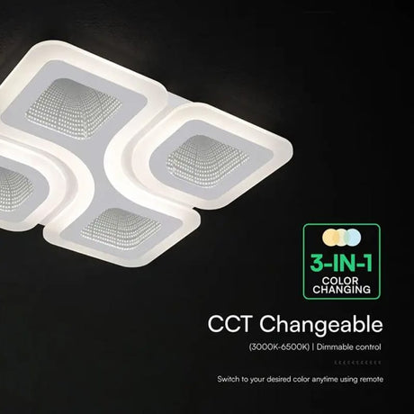 V-Tac Plafoniera LED Plafoniera LED V-Tac SKU-24174 | 70W, 3in1, Dimabila, 5600lm, 500x500mm