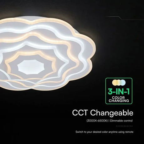 V-Tac Plafoniera LED Plafoniera LED V-Tac SKU-24175 | 100W, 8000lm, 3 CCT, Dimabila, IP20