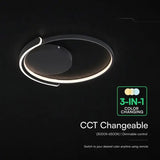 V-Tac Plafoniera LED Plafoniera LED V-Tac SKU-24179 | 70W, 3-in-1 Dimabila, 5600lm, Telecomanda