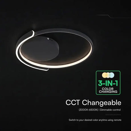 V-Tac Plafoniera LED Plafoniera LED V-Tac SKU-24179 | 70W, 3-in-1 Dimabila, 5600lm, Telecomanda