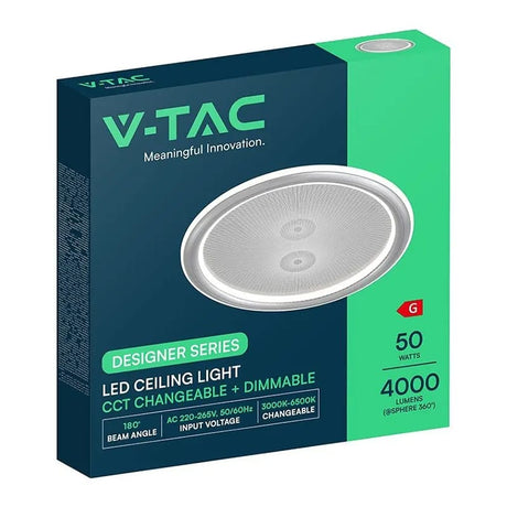V-Tac Plafoniera LED Plafoniera LED V-Tac SKU-24182 | 50W, 3in1 Dimabila, 4000lm, Telecomanda