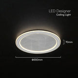 V-Tac Plafoniera LED Plafoniera LED V-Tac SKU-24184 | 50W, 3 in 1, Dimabila, Telecomanda, 4000lm, Ø550mm