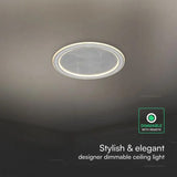 V-Tac Plafoniera LED Plafoniera LED V-Tac SKU-24184 | 50W, 3 in 1, Dimabila, Telecomanda, 4000lm, Ø550mm