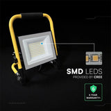 V-Tac Reflector LED Reflector LED V-Tac SKU-242196 | 50W, 6500K, Cablu 3m, Stand, Cip CREE