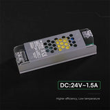 V-Tac Sursa alimentare Sursa Alimentare V-Tac SKU-24235 | Slim, 24V, 36W, 1.5A, IP20