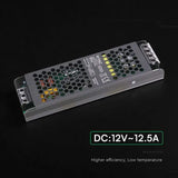V-Tac Sursa alimentare Sursa Alimentare V-Tac SKU-24258 | Slim, 12V, 150W, 12.5A, IP20