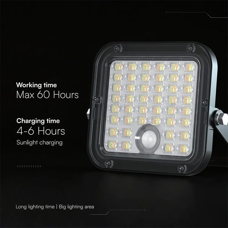 V-Tac Proiector LED Proiector LED Solar V-Tac SKU-24277 | 30W, 4800lm, IP65, 3in1, Alb Rece/Neutru