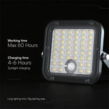 V-Tac Proiector LED Proiector LED Solar V-Tac SKU-24277 | 30W, 4800lm, IP65, 3in1, Alb Rece/Neutru