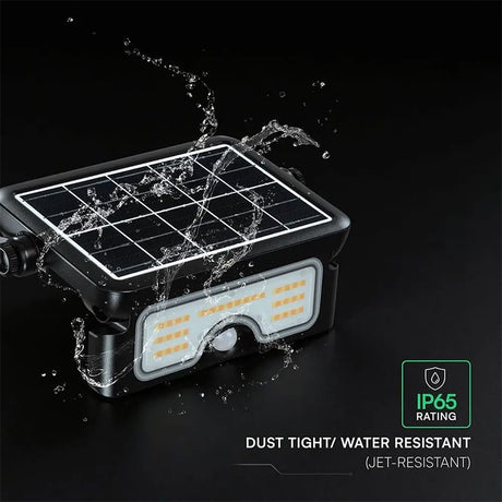 V-Tac Proiector LED Proiector LED V-Tac SKU-24341 | Solar, 7W, 3in1, Negru