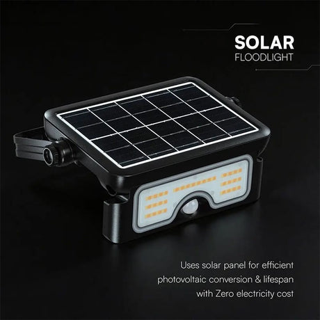 V-Tac Proiector LED Proiector LED V-Tac SKU-24341 | Solar, 7W, 3in1, Negru