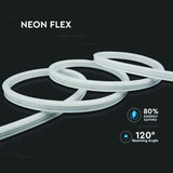 V-Tac Banda LED Banda LED V-Tac SKU-2617 | NeonFlex 24V, 10m, Galben, IP68, 6.5W/m