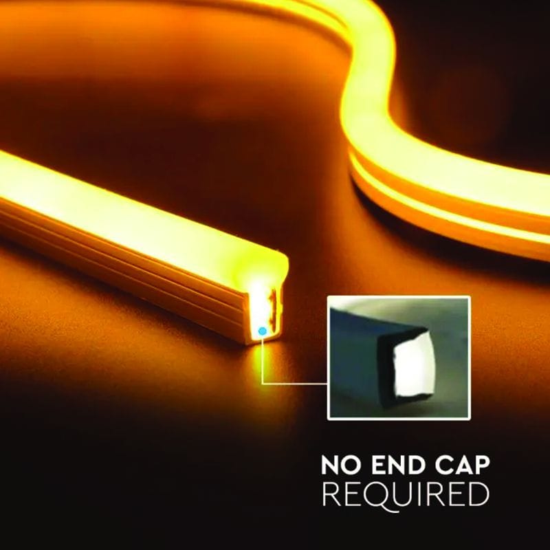V-Tac Banda LED Banda LED V-Tac SKU-2617 | NeonFlex 24V, 10m, Galben, IP68, 6.5W/m