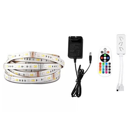 V-Tac Banda LED Kit Banda LED Smart V-Tac SKU-2628 | RGB+WW+DW+CW, SMD5050, 54LED/m, 12V, IP65, 5m