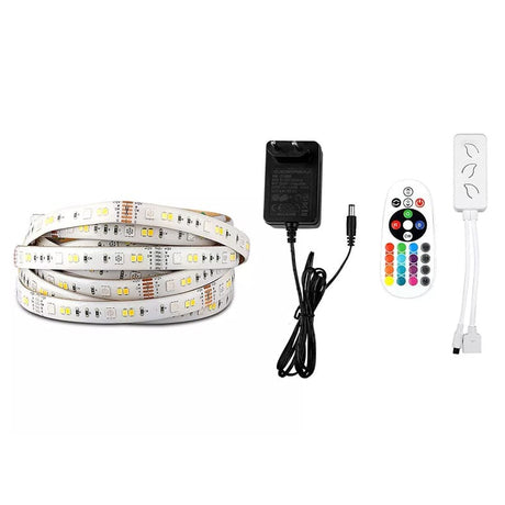 V-Tac Banda LED Kit Banda LED Smart V-Tac SKU-2628 | RGB+WW+DW+CW, SMD5050, 54LED/m, 12V, IP65, 5m