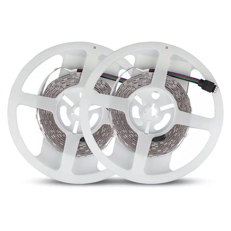 V-Tac Banda LED Kit Banda LED V-Tac SKU-2630 | SMD5050, RGB, 30LED/m, IP20, 10m