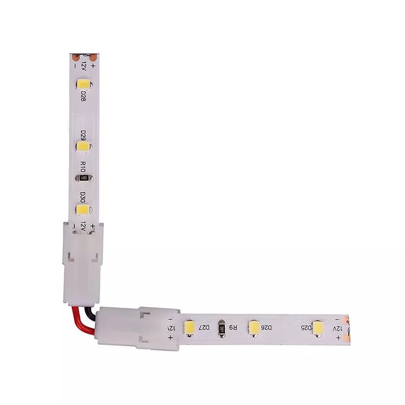 V-Tac Conector Conector Banda LED V-Tac SKU-2662 | 10mm, Forma L