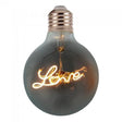 V-Tac BEC LED G125 E27 5W CU FILAMENT 2200K ALB CALD MODEL LOVE