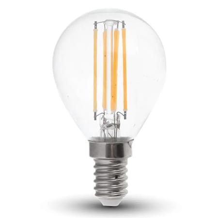 V-Tac Lampa LED Bec LED V-Tac SKU-2845 | E14, P45, Filament, 6W, 2700K