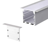 V-Tac Accesorii lumini scena Profil Aluminiu V-Tac SKU-2871 | Banda LED, 2m, 50x35mm, Alb