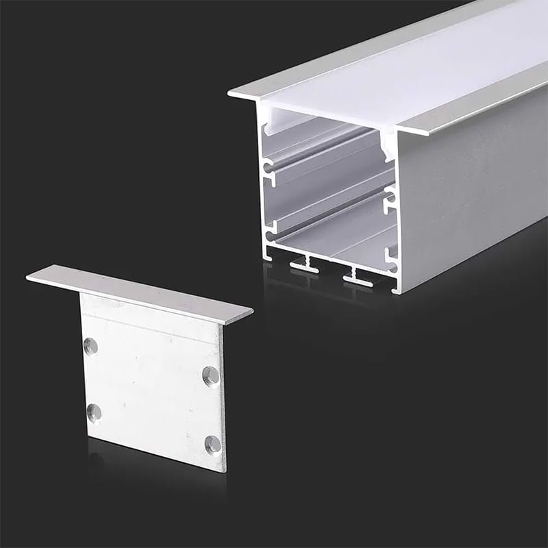 V-Tac Accesorii lumini scena Profil Aluminiu V-Tac SKU-2871 | Banda LED, 2m, 50x35mm, Alb