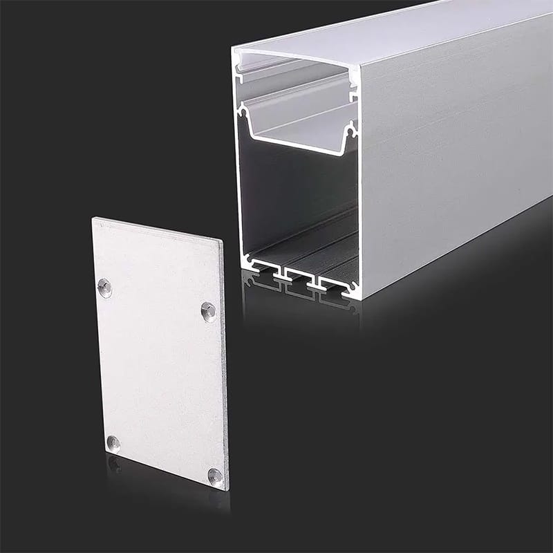 V-Tac Accesorii lumini scena Profil Aluminiu LED V-Tac SKU-2872 | 2m, 50x75mm, Dispersor Alb