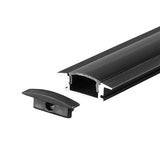 V-Tac PROFIL ALUMINIU PENTRU BANDA LED 2M 24.7MM X 7MM - NEGRU