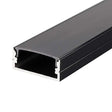 V-Tac PROFIL ALUMINIU PENTRU BANDA LED 2M 23.5MM X 10MM - NEGRU