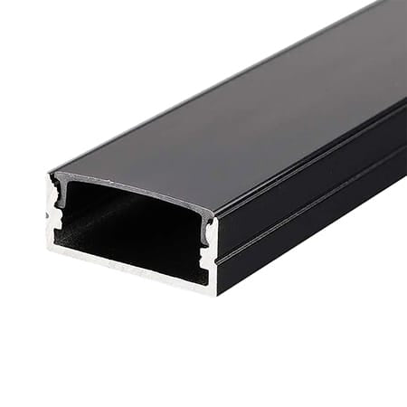 V-Tac PROFIL ALUMINIU PENTRU BANDA LED 2M 23.5MM X 10MM - NEGRU