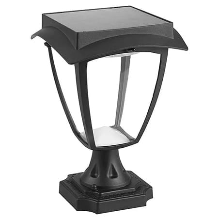 V-Tac Aplica LED Solar V-TAC 2W, 110lm, IP65, Alb Cald 3000K/Alb Rece 6000K, Negru Mat