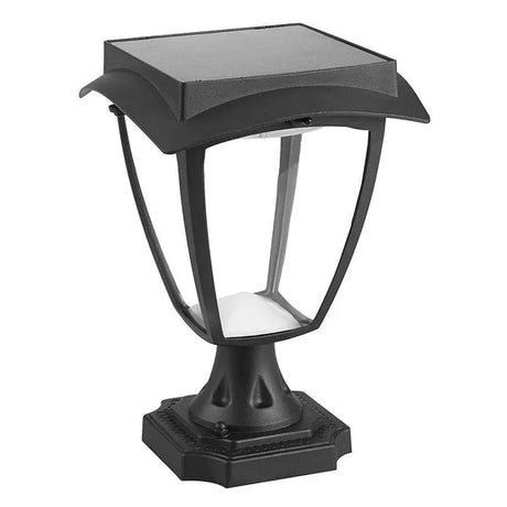V-Tac Aplica LED Solar V-TAC 2W, 110lm, IP65, Alb Cald 3000K/Alb Rece 6000K, Negru Mat