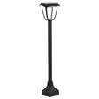 V-Tac Corp Iluminat Solar LED V-TAC 2W, IP65, 110lm, Alb Cald/Rece 3000K/6000K, Negru Mat, Exterior