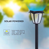 V-Tac Corp Iluminat Solar LED V-TAC 2W, IP65, 110lm, Alb Cald/Rece 3000K/6000K, Negru Mat, Exterior