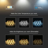 V-Tac Bandă LED V-Tac 24V SMD5050 24W/m 120 LED/m 3in1+RGB IP65 5m 1680 lm/m 120° CRI>80