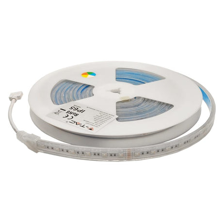 V-Tac Bandă LED V-Tac 24V SMD5050 60 LED/m RGB+Alb 3în1 IP65, 5 m, 24 W/m, 1680 lm/m, CRI>80