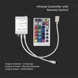 V-Tac Controller remote Controller Banda LED V-Tac SKU-2899 | RGB + Alb, 26 Butoane