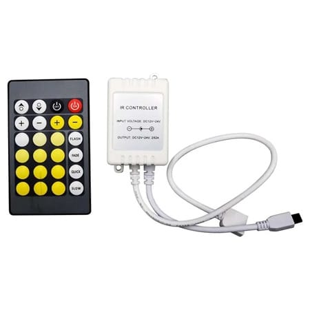 V-Tac Controller remote Controller Banda LED V-Tac SKU-2901 | 24 Butoane, Alb