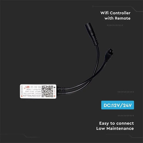 V-Tac Controller remote Controller Banda LED V-Tac SKU-2902 | Wi-Fi, 3in1, 12 Butoane