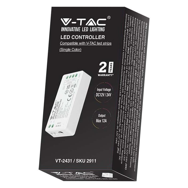 V-Tac Controller remote Controller Banda LED Wi-Fi V-Tac SKU-2911 | Monocolor, Smart Control
