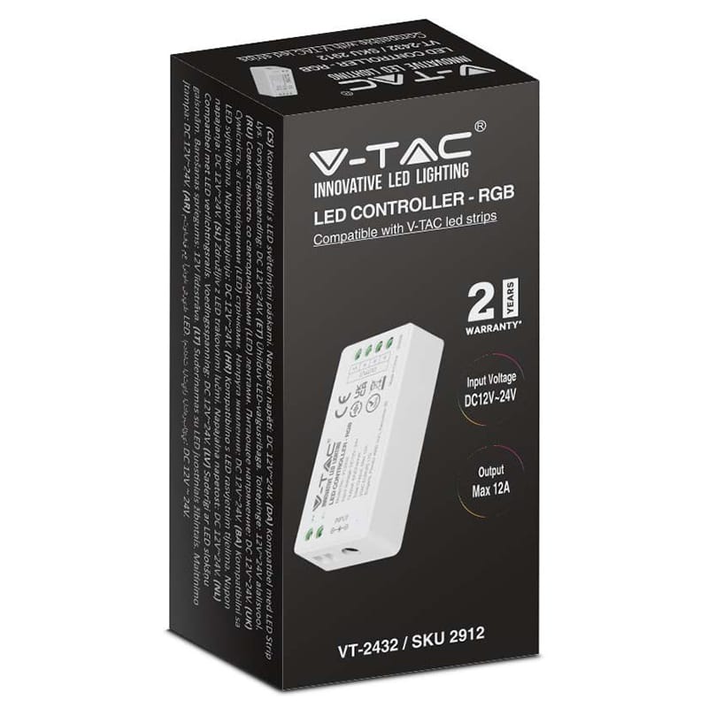 V-Tac Controller remote Controller Banda LED RGB V-Tac SKU-2912 | Wi-Fi, Smart Control
