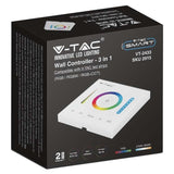 V-Tac Controller remote Controller Banda LED V-Tac SKU-2915 | 3in1, Touch, Alb