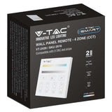 V-Tac Controller remote Controller Banda LED V-Tac SKU-2916 | 4 Zone, Wi-Fi, Alb