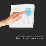 V-Tac Controller remote Controller Banda LED V-Tac SKU-2916 | 4 Zone, Wi-Fi, Alb