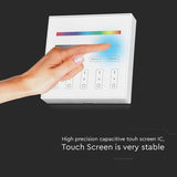 V-Tac Controller remote Controller Banda LED V-Tac SKU-2917 | RGB + Alb, 4 Zone, Wi-Fi, Alb