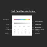 V-Tac Controller remote Controller Banda LED V-Tac SKU-2917 | RGB + Alb, 4 Zone, Wi-Fi, Alb