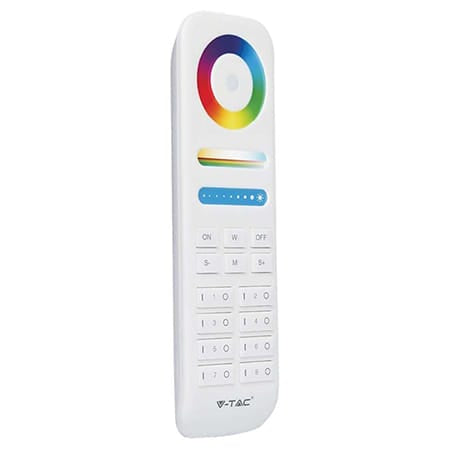 V-Tac Controller remote Controller Remote Banda LED V-Tac SKU-2921 | 8 Zone, Control Iluminat LED