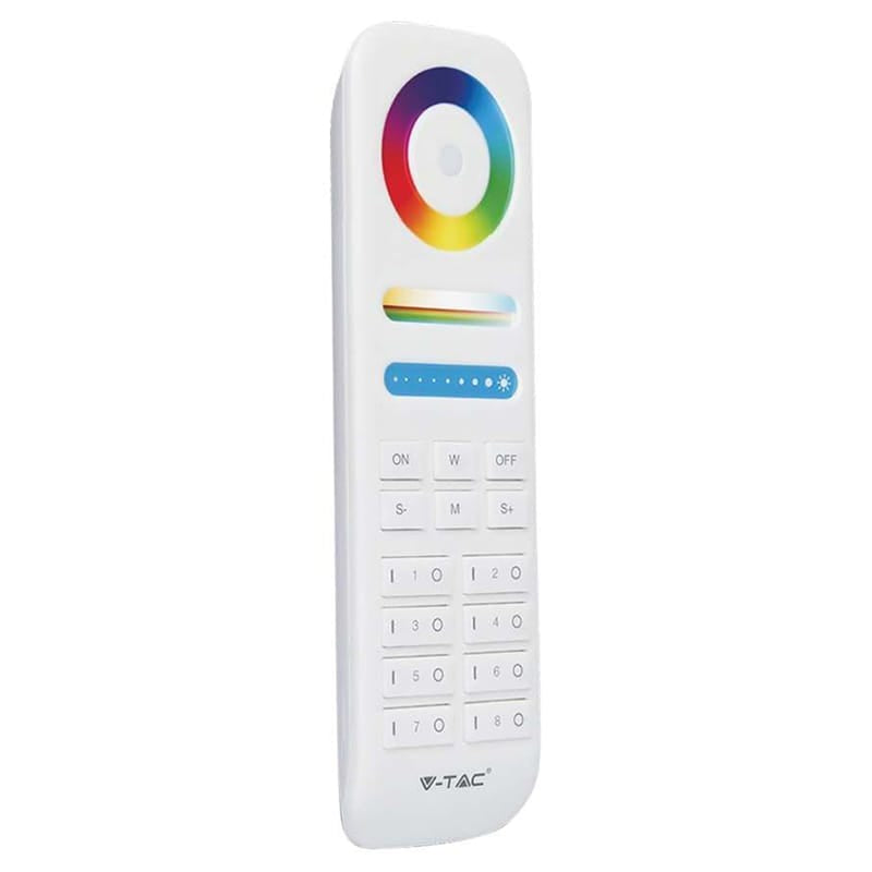 V-Tac Controller remote Controller Remote Banda LED V-Tac SKU-2921 | 8 Zone, Control Iluminat LED